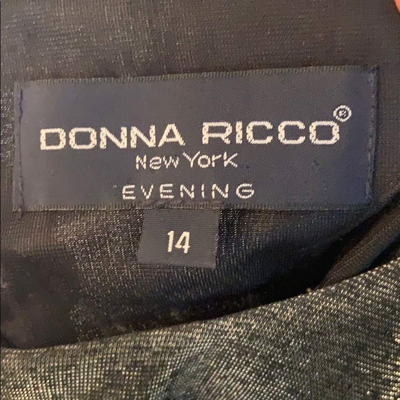 Donna Ricco New York Long Black Evening Gown - Picture 5 of 5